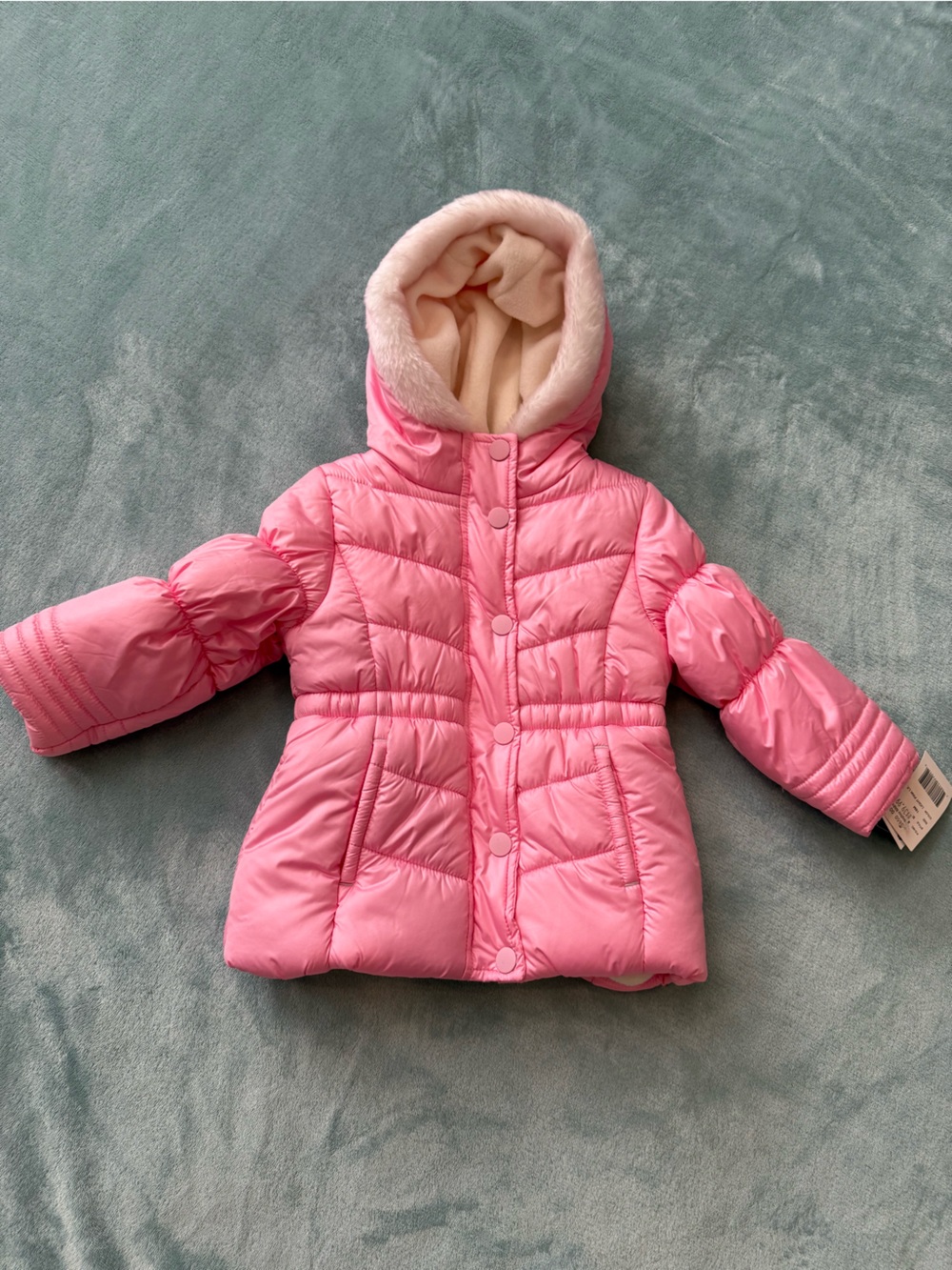 NWT OshKosh B'gosh Light Pink Fleece-Lined Jacket
